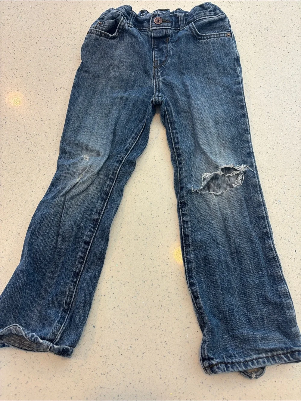 The Children's Place blue distressed kids jeans
